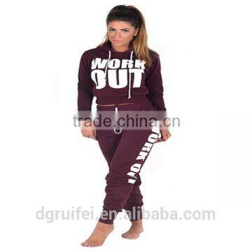 Hot sale womens winter hoodies fancy suit compression suit.