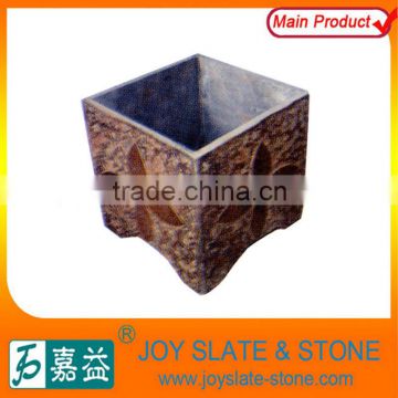 natural slate flower pots wholesale