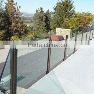 Balcony stainless steel glass railing balustrade YG-B1127