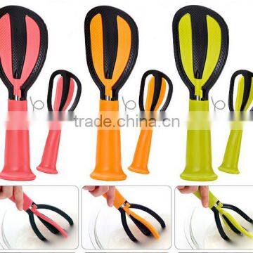 Colorful silicon kitchen utensil spoon