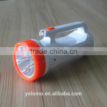 portable led rechargeable searchlight with tube light on bottom