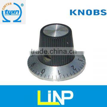 3018C aluminium alloy electrical range knob with screw