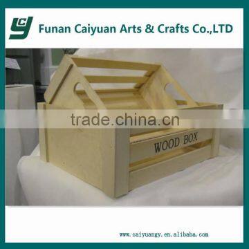High quality popular style hot selling raw wood craft box