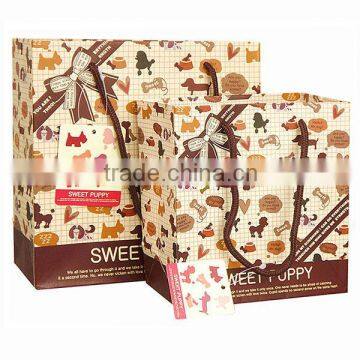 Sweet Puppy Mini Paper Shopping Bag