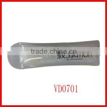 Custom Soft Plastic Material Square Down Jacket Feather Label photo-6