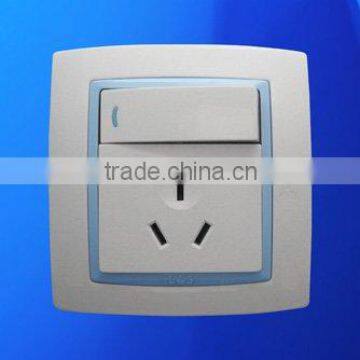 10A 250V, Twin 2 Pin Universal Switched Socket Outlet