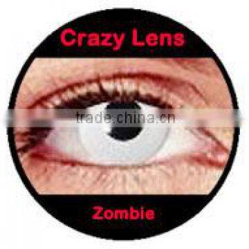 the most hot selling korean halloween crazy white zombie contact lenses