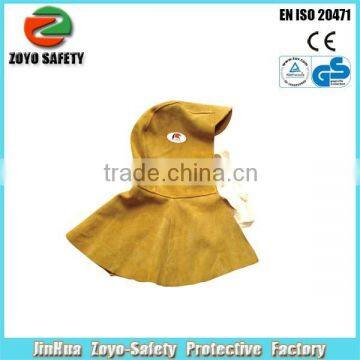 The Golden Brown high quality leather welding helmet