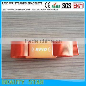 Factory Selling RFID Woven Bracelets , for Party,festival,event Use RFID Woven Bracelets photo-2