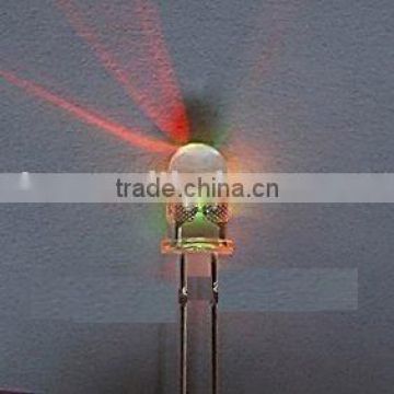 5mm round hat, flashing led, RGB color,slow flashing;build-in IC