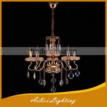 Traditional Antique Top Sale 5 Lights Crystal Chandelier for Dining Room