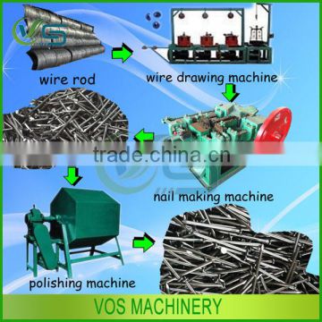 Commercial used economical machine to make steel nail, steel nail making machinery cheap price hot sale