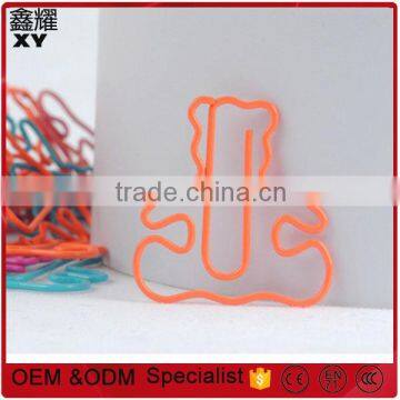 zoon souvenir polar promotion custom colorful novelty bear shape paper clips