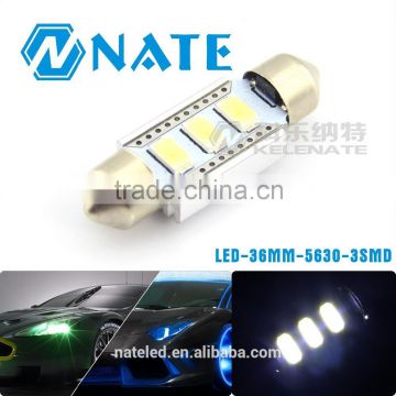 car festoon lighting 36mm 5630 3smd canbus led the lamp