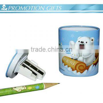 Promotional Cartoon Three Hole Metel Pencil Sharpener photo-2