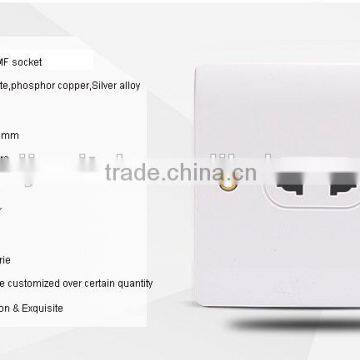 Cheap Price white two pin MF socket