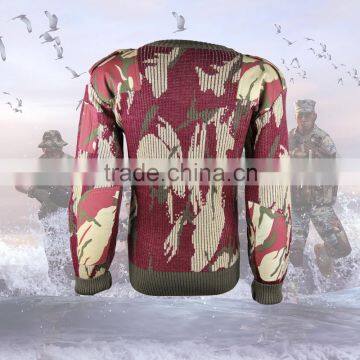 New Fashion Style Camouflage Wool Militarly Sweater photo-2