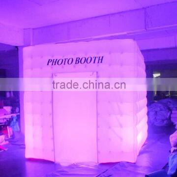 2016 Hot sale led inflatable photo booth, portable photobooth for sale