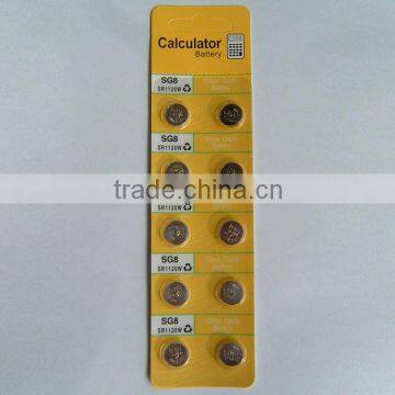 SG8 SILVER OXIDE BUTTON CELL