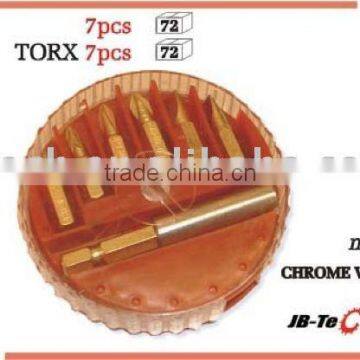 7pcs bits set/Torx