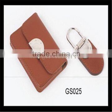 Beautiful neutral beautiful wholesale leather business card holder