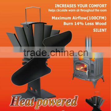 gas fireplace wood burning fan