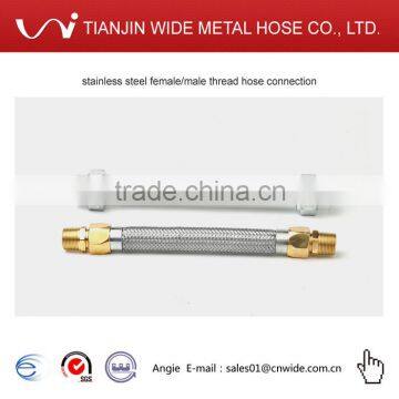 braided high temperature high pressure corrugated hose for oil filling