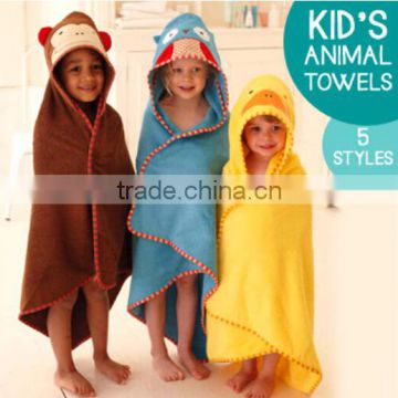 Adorable Kids Animal Towel , Animal Baby bathrobe , kids bath towels