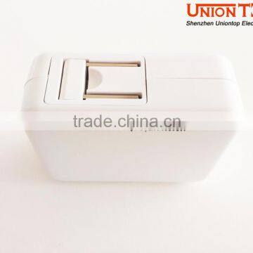 New Design 4 ports Wall Adapter 5V 5A USB Charger for iphone ipad travel charger foldable US plug