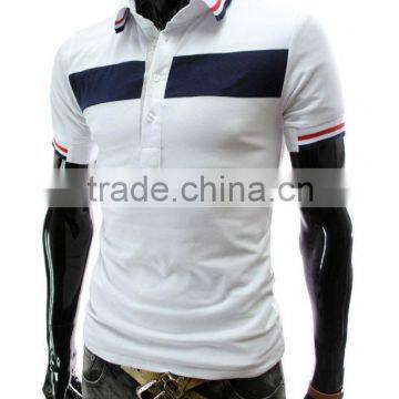 Polo Shirt For Men Luxury Casual Slim Fit Stylish Short-Sleeve Cotton T-shirt