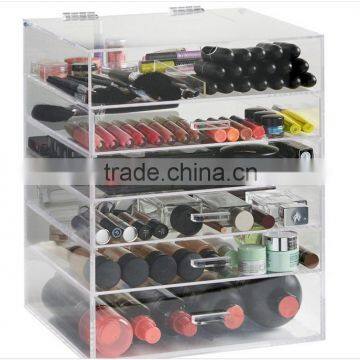 wholesale acrylic makeup organizer with drawers