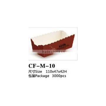 Disposable Rectangle PE Coated Paper Bread Baking Cup photo-5