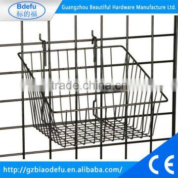 Wire Grid Basket Gridwall Display Basket Pegboard Display Basket