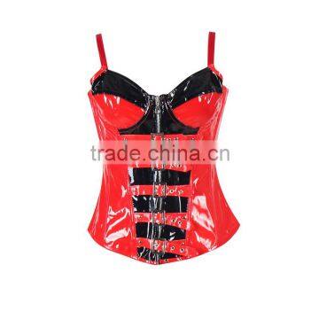 Best selling fast delivery new design sexy leather corset dress waist corset