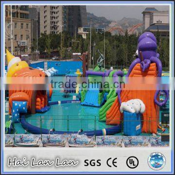 high quality inflatable water park games for adults for adults
