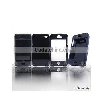 Black hard PC cover case for T-Mobile IPhone 4