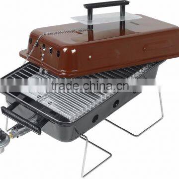 gas bbq foldable leg grill for camping