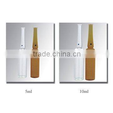 1ml,2ml,3ml,5ml,10ml,20ml Clear and Amber pharmaceutical Glass ampoules