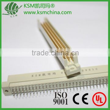 Eurocard connector male v/t 3 row 96 pin