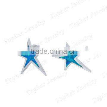 Wholesale 925 Sterling Silver Stud Earrings Pentagon Shaped Earrings photo-2
