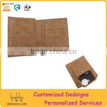 Boshiho 2016 New Style Eco Friendly Cork Wallet