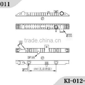 Aftermarket Advance Auto Parts Car Parts Accessories Radiator Plastic Tank for ki a photo-3