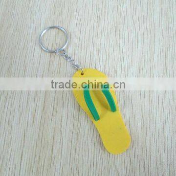 Non-toxic pvc rubber keychain