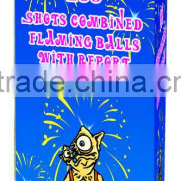 2015 New Products-288 Shots Combined Flaming Balls With Report