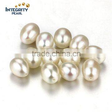 Freshwater pearl jewelry size 7-7.5mm AAA drop freshwater loose pearl beads