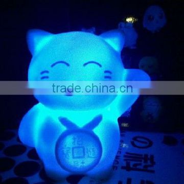 LED night light, colorful cat night light