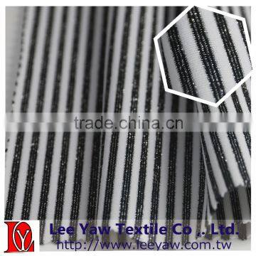 84% Polyester 8% Silver Rulex 8% Spandex Jersey Fabric With Permanent Wicking