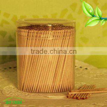 1000pcs per jar Bamboo Toothpick in soft jar