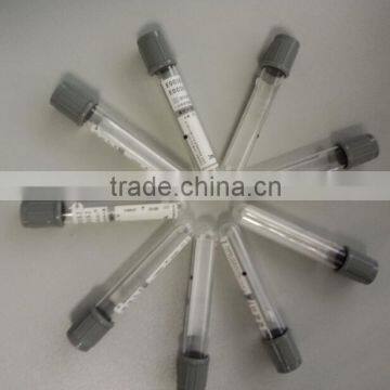 Disposable laboratory plastic single use vacuum Glucose blood collection tube