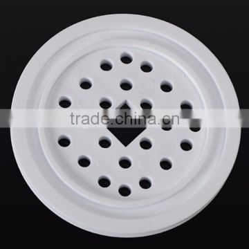 High quality standard deep groove belt pulley wheel 72X4mm, white colour